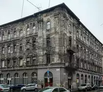 Ein zu renovierendes Haus. Budapest, 21.09.2017.