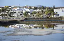 Der kleine Fischerort Las Salinas an der Ostk�ste von Fuerteventura. Aufnahme: 20. Oktober 2017.