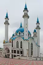 Die Kul-Scharif-Moschee in Kasan ist die zweitgr��te Moschee Russlands, besucht am 11. September 2017.