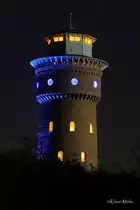 Der alte Wasserturm auf der ostfriesischen Insel Borkum. 03.11.2017