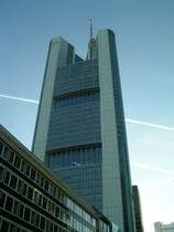 Der Commerzbank-Tower, h�chster Wolkenkratzer Deutschlands.