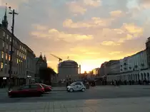 Hamburg am 17.10.2017: abendliche Sonne �ber der Kleinen Alster /