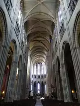 Limoges, gotischer Innenraum der Kathedrale Saint-Etienne (14.07.2017)