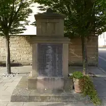 Neuburg am Rhein, Denkmal f�r die Gefallenen des I.Weltkrieges, Sept.2017