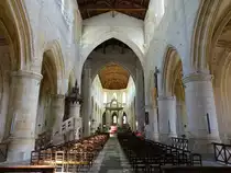 Saintes, gotischer Innenraum der Kathedrale Saint-Pierre (15.07.2017)