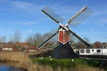 M�hle DE KIKKER (der Frosch) in Leiden fotografiert am 10-02-2008.