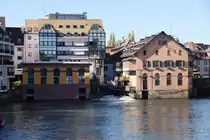STRASBOURG (D�partement du Bas-Rhin), 13.10.2017, die Ill bei der Pont Saint-Martin