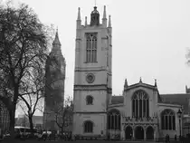 Die Kirche St. Margaret's im Londoner Stadteil Westminster. (M�rz 2013)