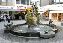 L�hr-Center-Brunnen im Zentrum von Koblenz - 16.10.2017