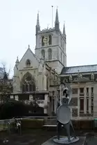Die anglikanische Kathedrale Southwark im gleichnamigen Stadtteil von London. (M�rz 2013)