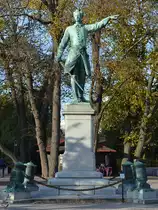 Das Denkmal f�r Karl XII., welcher von 1697 bis 1718 K�nig von Schweden war. (Stockholm, Oktober 2011)