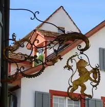 Rheinfelden, Restaurant  Zum L�wen , Mai 2017