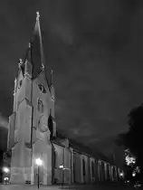 Die Domkirche von Link�ping in der Nacht. (Oktober 2011)