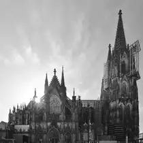 Die ewige Baustelle K�lner Dom. (Oktober 2011)
