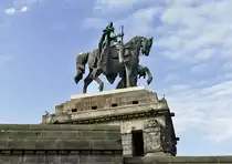 Denkmal Kaiser Wilhelm I am Deutschen Eck in Koblenz - 16.10.2017