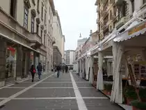 Padova/Padua, H�user in der Via del Risorgimento (28.10.2017)