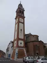 Lendinara, Santuario della Madonna dei Pilastrello in der Via del Santuario, erbaut im 16. Jahrhundert (28.10.2017)