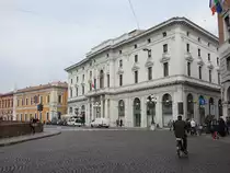 Ferrara, Geb�ude der B�rse, Camera di Commercio am Largo di Castello (30.10.2017)