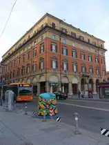 Bologna, Gesch�ftshaus an der Via dell Indipendenza (31.10.2017)