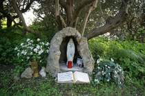 Eine Madonna am Stra�enrand von Anacapri zur Grotta Azzurra; 10.02.2008