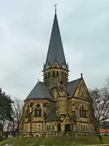 Die St. Petri-Kirche aus dem Jahr 1906 im Friedenpark in Thale am 17. Februar 2018.
