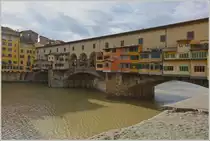 Die Ponte Vecchio, die �lteste Br�cke von Florenz.
(15.11.2017)