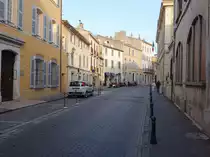 Saint-Tropez, H�user in der Rue Gambetta in der Altstadt (27.09.2017)