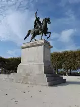 Montpellier, Denkmal f�r Louis XIV an der Promenade du Peyrou (28.09.2017)