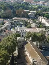 Carcassonne, neugotische St. Gimer Kirche, erbaut von 1852 bis 1859 (29.09.2017)