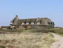 Blick in die D�nenlandschaft von Kampen auf Sylt am 20. April 2018.
