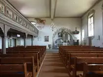 Langenbrettach, Innenraum der Ev. St. �gidius Kirche (29.04.2018)