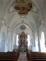 Prutting, barocker Hochaltar in der Pfarrkirche Maria Opferung (02.04.2017)