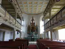 D�bra, Hochaltar in der Evangelisch-lutherische Pfarrkirche (14.04.2017)