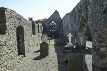 Die Ruinen von St. Mary's Abbey in Howth �stlich von Dublin. Aufnahme: 12. Mai 2018.