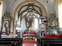 Birnbaum, barocke Alt�re in der kath. Pfarrkirche St. Stephan (15.04.2017)
