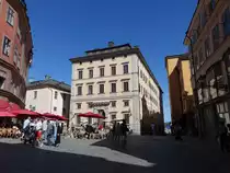 Stockholm, S�dra Bankhuset am J�rntorget im Stadtteil Gamla Stan (04.06.2018)