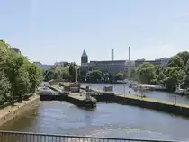 Die Schleuse M�hlendamm am 06. Juni 2018 in Berlin Mitte.