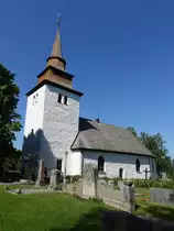 Ev. Kirche in �lga, die heutige barocke Steinkirche wurde 1726 fertiggestellt und ist eine der besterhaltenen in V�rmland (30.05.2018)