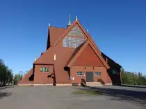 Kiruna, Ev. Kirche, erbaut von 1909 bis 1912 nach Pl�nen des Architekten Gustaf Wickman (01.06.2018)