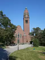 Ev. Offenbarungskirche in Saltsj�baden, erbaut von 1910 bis 1913 durch Ferdinand Boberg (03.06.2018)