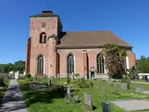 Tyres�, Ev. Kirche, erbaut von 1638 bis 1640 durch Gabriel Oxenstierna (04.06.2018)