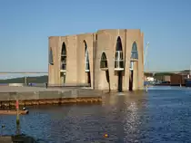 Vejle, Fjordenhus am Havne�en 1, erbaut durch Olafur Eliasson (06.06.2018)