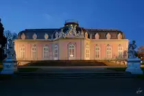 S�dseite des von 1755 bis 1773 erbauten Schlosses Benrath Ende November 2014 in D�sseldorf.