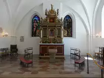 Grenaa, Altar von 1619 in der Ev. Kirche, Altargem�lde von 1852 (07.06.2018)