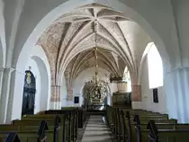 Auning, nachreformatorische Kalkmalereien von Rasmus Rytter von 1562 in der ev. Kirche (07.06.2018)