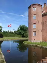 Auning, Treppenturm von 1625 am Schlo� Gammel Estrup (07.06.2018)