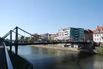 Bamberg, Kettenbr�cke �ber den Main-Donau-Kanal, Blick vom Heinrichsdamm - 05.05.2018