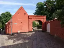 Viborg, Gr�br�dre Klosterkirke, erbaut 1232 in der Sanct Morgens Gade (08.06.2018)
