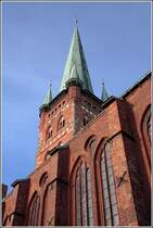 Der Turm der St.-Petri-Kirche in L�beck am 16.11.2006.