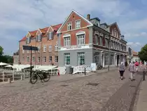 Ribe, Kolvigs Gaard Geb�ude in der Mellemdammen Stra�e (09.06.2018)
